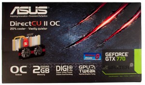 Упаковка ASUS GTX 770 DirectCU II OC