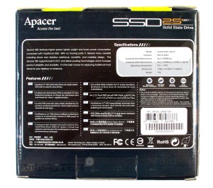 Упаковка накопителя APACER 240 Gb AS610