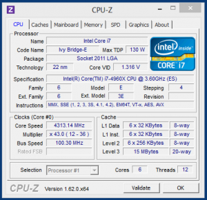 ASUS X79 Deluxe + Core i7 4960X в разгоне